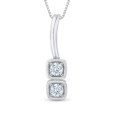 KATARINA Diamond Fashion Pendant Necklace (3/8 cttw)
