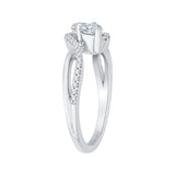 14K White Gold~GH | I1