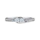 10K White Gold~GH | I2-I3