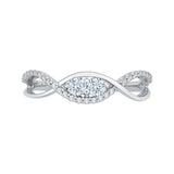 10K White Gold~GH | I2-I3