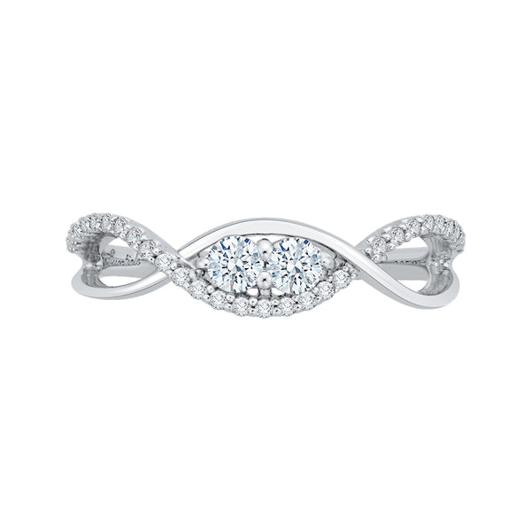 10K White Gold~GH | I2-I3