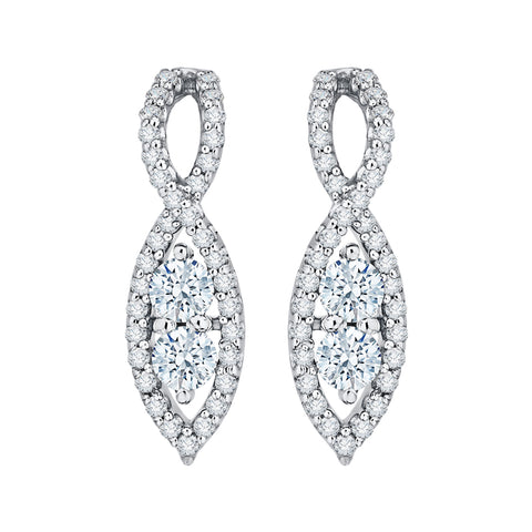KATARINA Diamond Fashion Earrings (5/8 cttw)