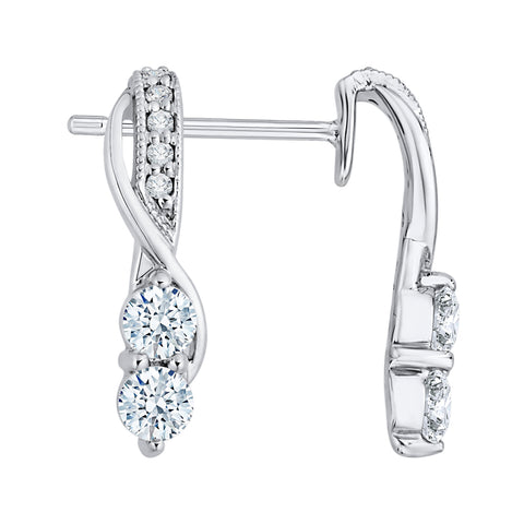 KATARINA Diamond Fashion Earrings (1/2 cttw)