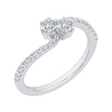 10K White Gold~GH | I2-I3