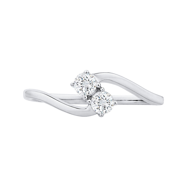10K White Gold~GH | I2-I3