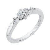 10K White Gold~GH | I2-I3