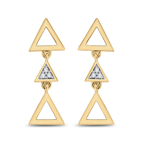 KATARINA Diamond Fashion Earrings (1/20 cttw)