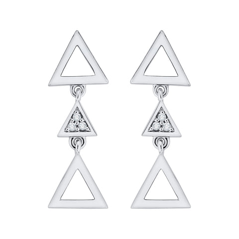 KATARINA Diamond Fashion Earrings (1/20 cttw GH, I2/I3)