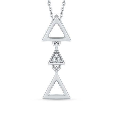 KATARINA Diamond Accent Fashion Pendant Necklace (GH, I2-I3)