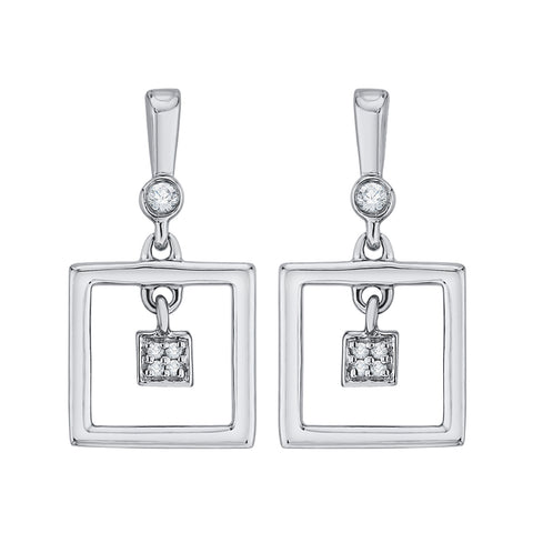 KATARINA Diamond Fashion Earrings (1/20 cttw GH, I2/I3)