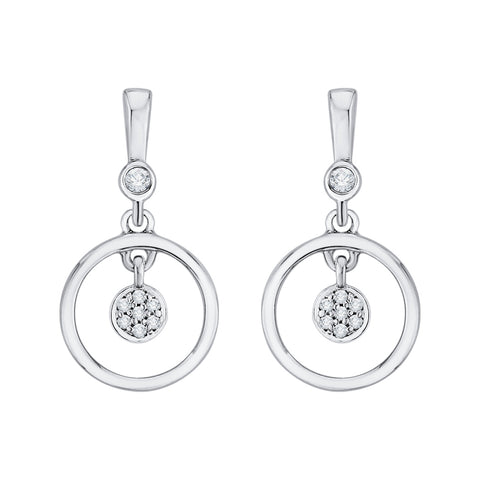 KATARINA Diamond Fashion Earrings (1/10 cttw GH, I2/I3)