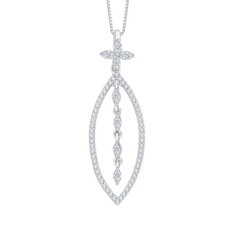 KATARINA Diamond Fashion Pendant Necklace (5/8 cttw GH, I1/I2)