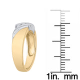 14K White and Yellow Gold