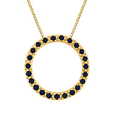 10K Yellow Gold~Blue Sapphire