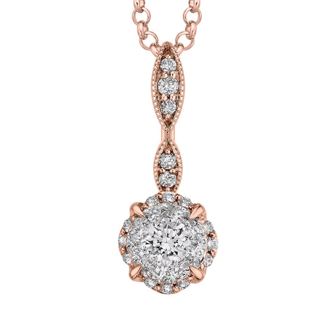 KATARINA Diamond Fashion Pendant Necklace (1/3 cttw, IJ, I1)