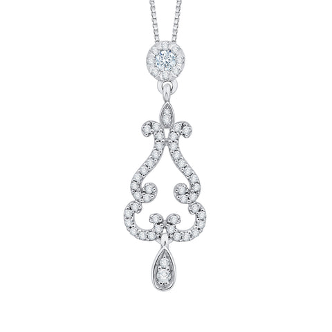 KATARINA Diamond Fashion Pendant Necklace (1/3 cttw, IJ, I1)