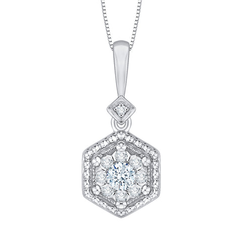 KATARINA Diamond Fashion Pendant Necklace (1/5 cttw, IJ, I1)
