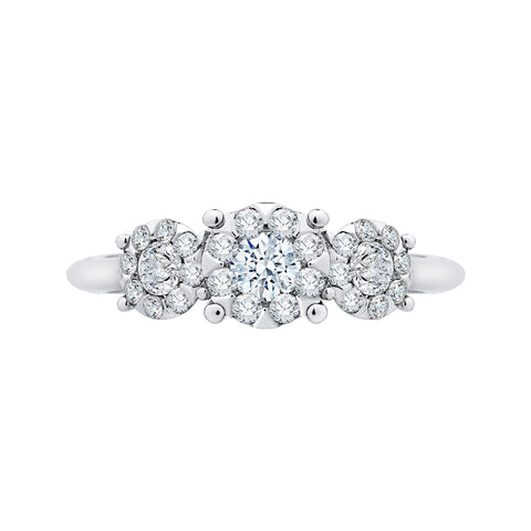 KATARINA Round Brilliant Cut Diamond Fashion Ring (3/4 cttw IJ, I1)