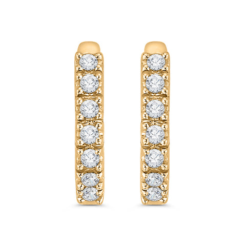 KATARINA Diamond Huggie Earrings (1/4 cttw)