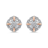 10K White and Rose Gold~GH | I2/I3