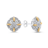 10K White and Yellow Gold~GH | I2/I3