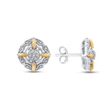 10K White and Yellow Gold~GH | I2/I3