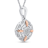 10K White and Rose Gold~GH | I2-I3