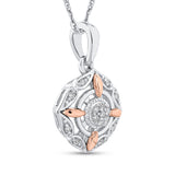 10K White and Rose Gold~GH | I2-I3