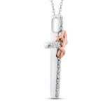 10K White and Rose Gold~GH | I2-I3