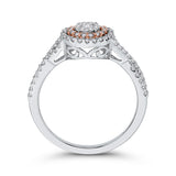 10K White and Rose Gold~IJ | I1/I2