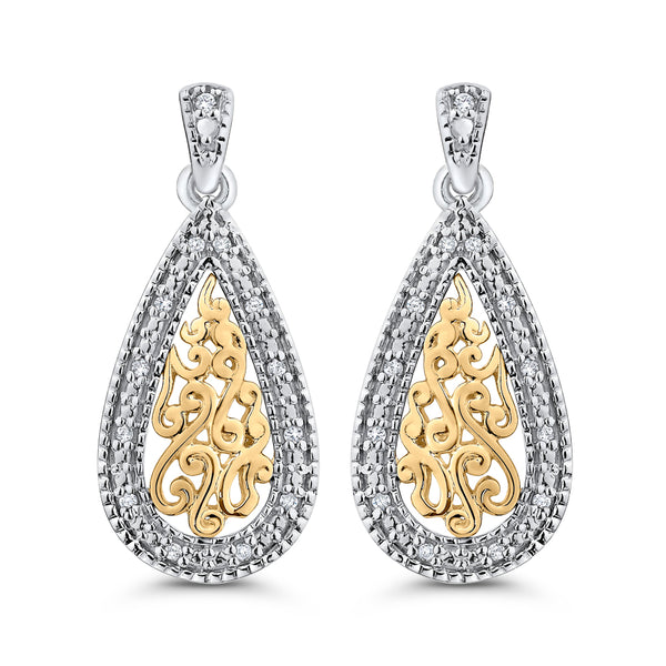 10K White and Yellow Gold~GH | I2-I3