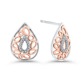 10K White and Rose Gold~GH | I2-I3