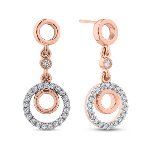 KATARINA Diamond Dangle Earrings (1/3 cttw)