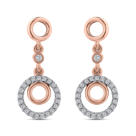 KATARINA Diamond Dangle Earrings (1/3 cttw)
