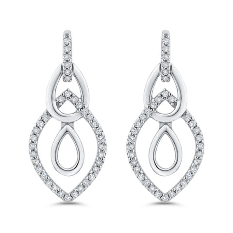 KATARINA Diamond Dangle Earrings (1/4 cttw)
