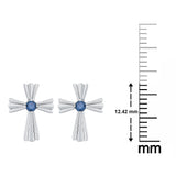 10K White Gold~Blue Diamond
