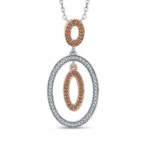 KATARINA Diamond Fashion Pendant Necklace (1/4 cttw)