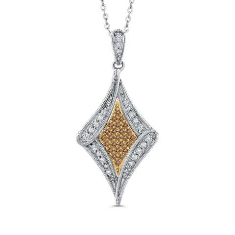 KATARINA Diamond Fashion Pendant Necklace (1/4 cttw GH, I2-I3)