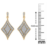 10K Yellow Gold~Brown and White Diamond