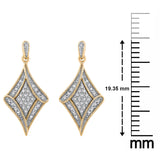 10K Yellow Gold~Brown and White Diamond