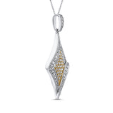 10K White and Yellow Gold~White Diamond