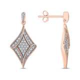 10K Rose Gold~White Diamond