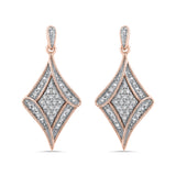 10K Rose Gold~White Diamond
