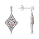 10K White and Rose Gold~White Diamond