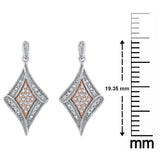 10K White and Rose Gold~White Diamond