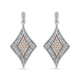 10K White and Rose Gold~White Diamond