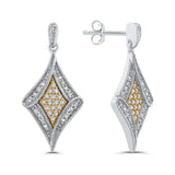 10K White and Yellow Gold~White Diamond