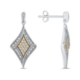 10K White and Yellow Gold~White Diamond