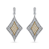 10K White and Yellow Gold~White Diamond