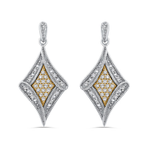 KATARINA Diamond Dangle Earrings (1/4 cttw GH, I2-I3)